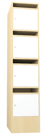 Four Door Vert. Timber Locker W/Pigeon H - Batger Australia