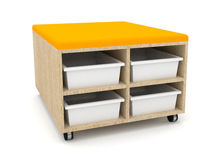 Mobile Tote (8 Trays) 750Wx900Dx540H - Batger Australia