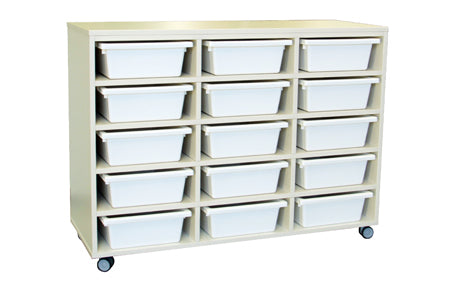 Mobile Tote Tray Unit - 15 Trays - Batger Australia