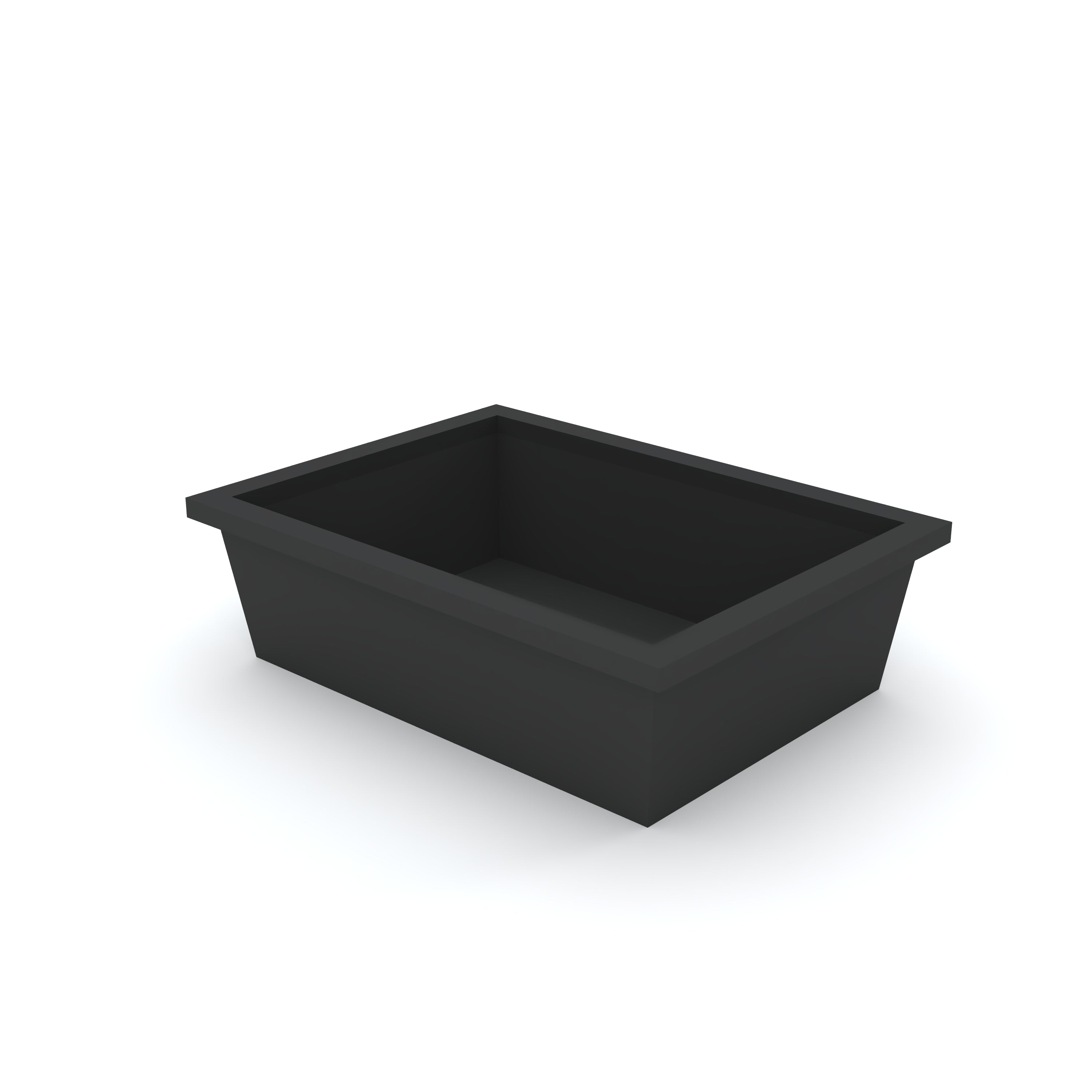 No.4 Tote Trays Black - Batger Australia