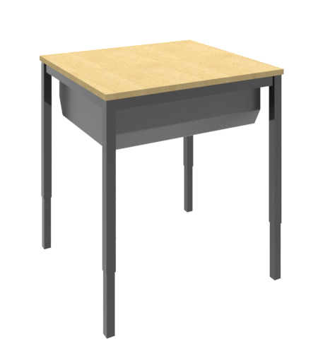 Oxford Single Desk with Slide Out Tray