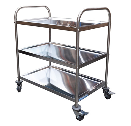 S/S 3 Tier Catering Trolley
