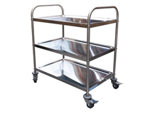 S/S 3 Tier Catering Trolley