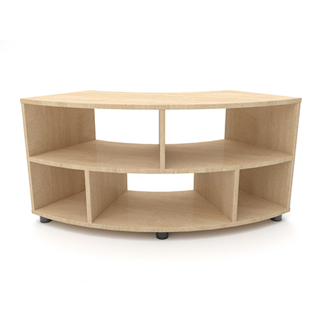 Lilly Pilly Curved Open Shelf Unit 5