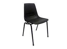 Shell Chair with Linking Mechanism
