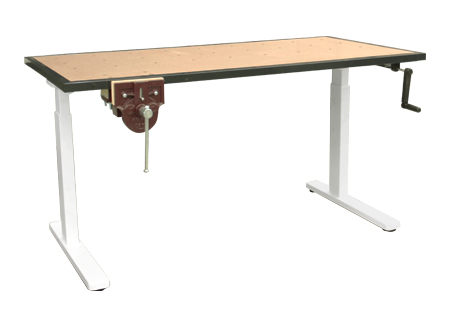 Height Adjustable Woodwork Bench