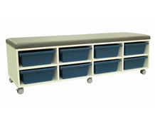 Tote Tray Seat - 8 Trays