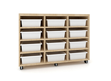 Tote Tray Unit with 12 Trays - Buy Online