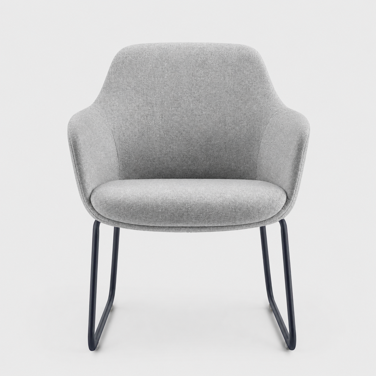 Aspen Sled Tub Chair - Light Grey