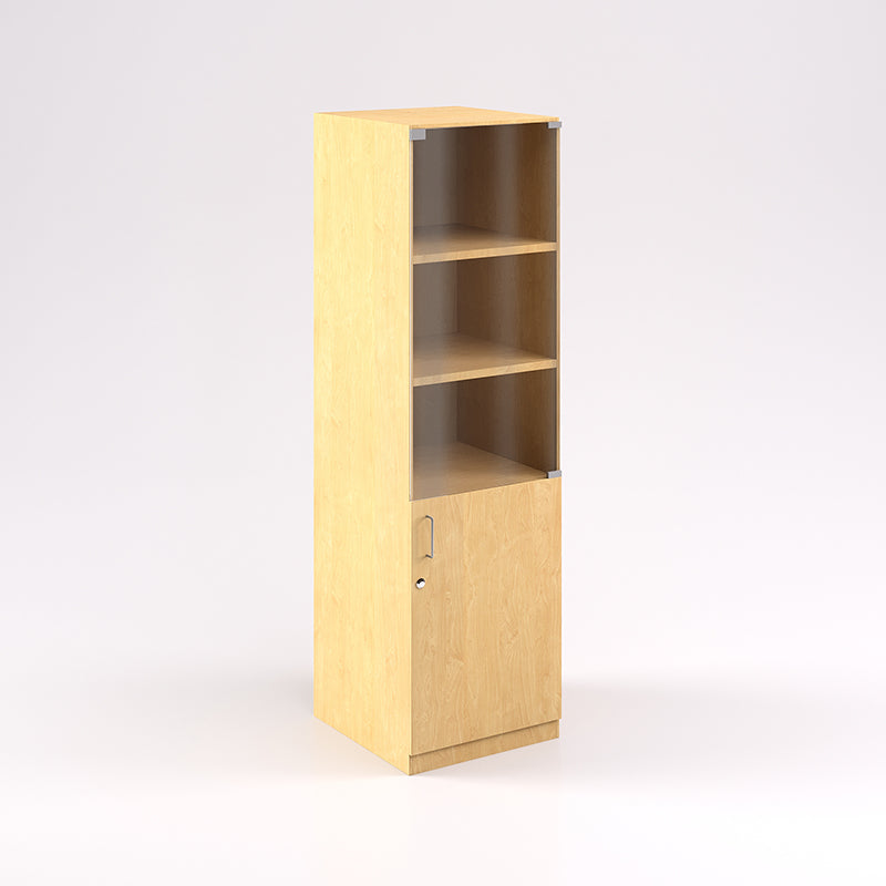 Glass Single Door Bookcase - Batger Australia