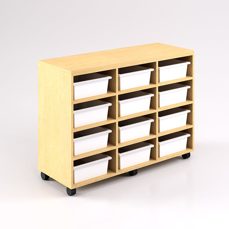 Mobile Tote Tray Unit - 12 Tray