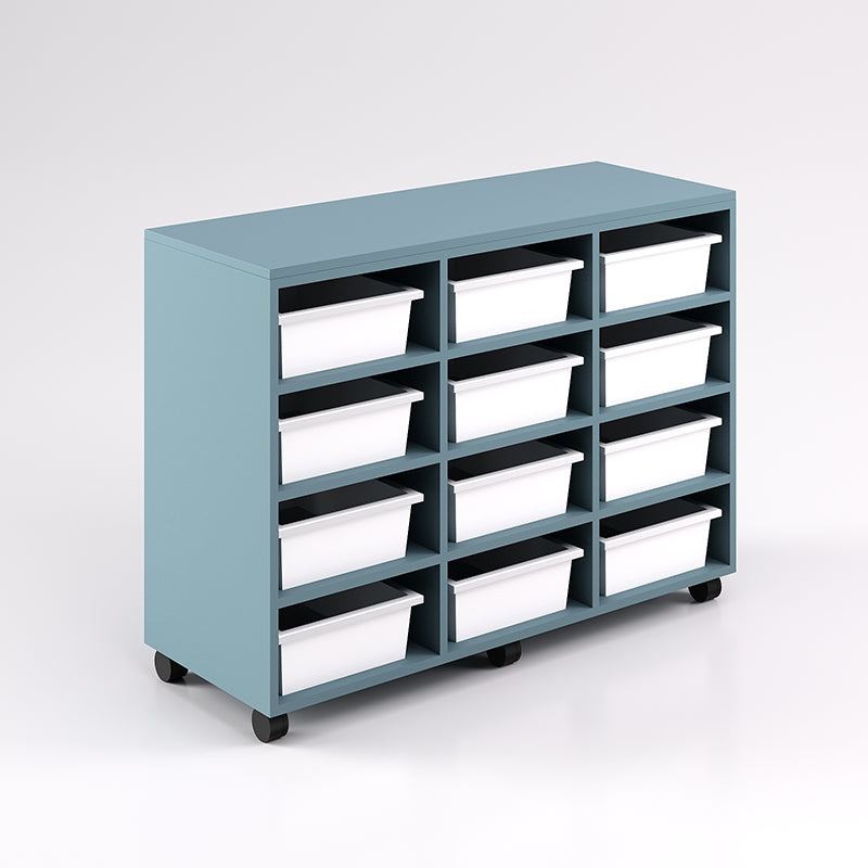 Mobile Tote Tray Unit - 12 Tray