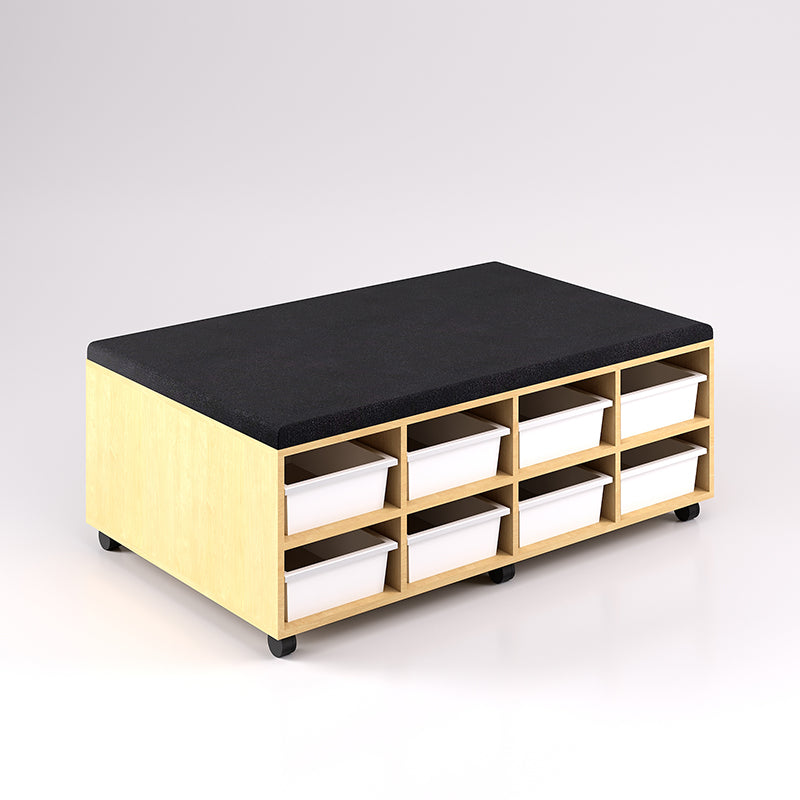 16 Tray Mobile Bench Cupboard (Double Sided)