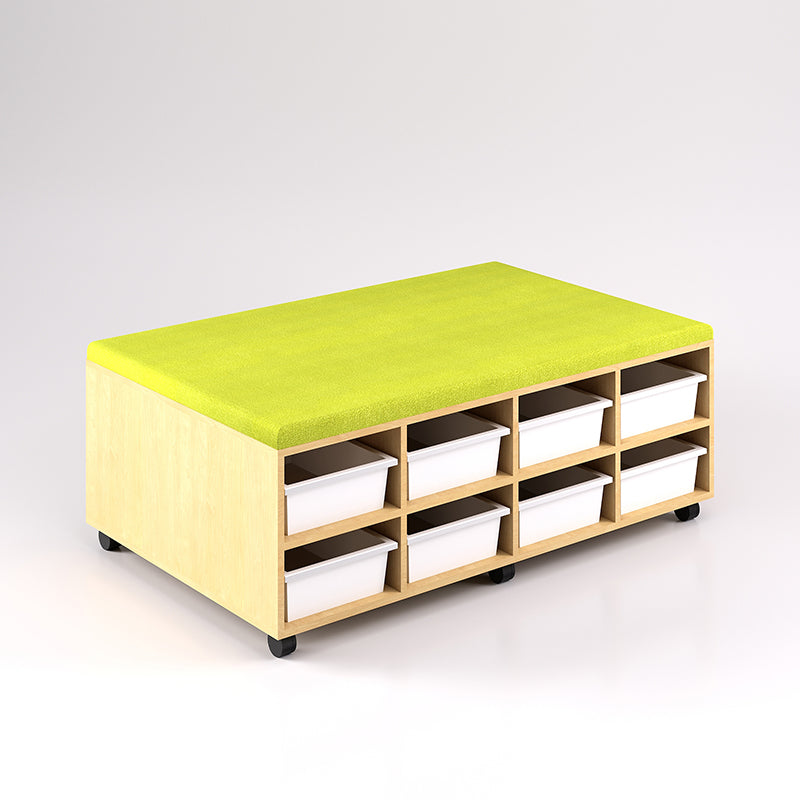 16 Tray Mobile Bench Cupboard (Double Sided)