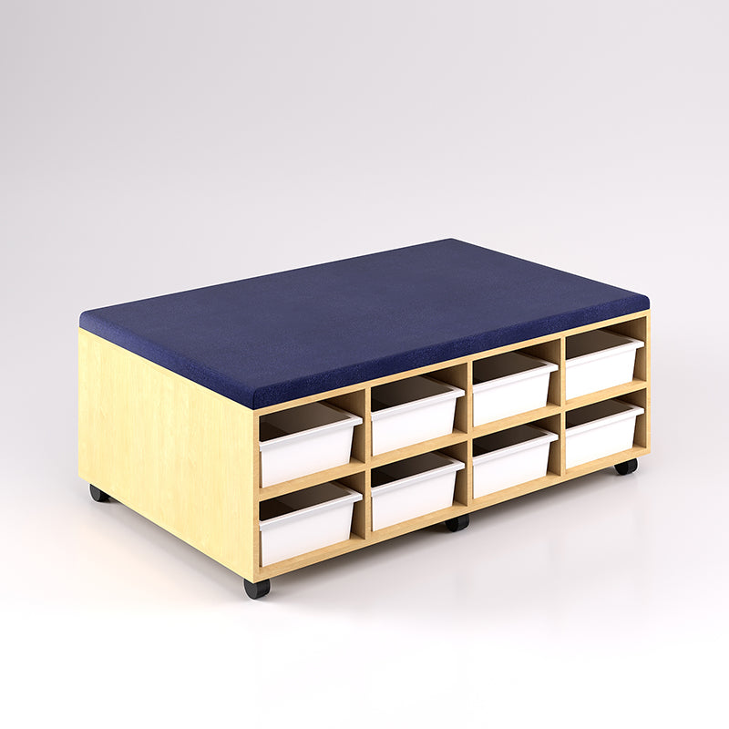 16 Tray Mobile Bench Cupboard (Double Sided)