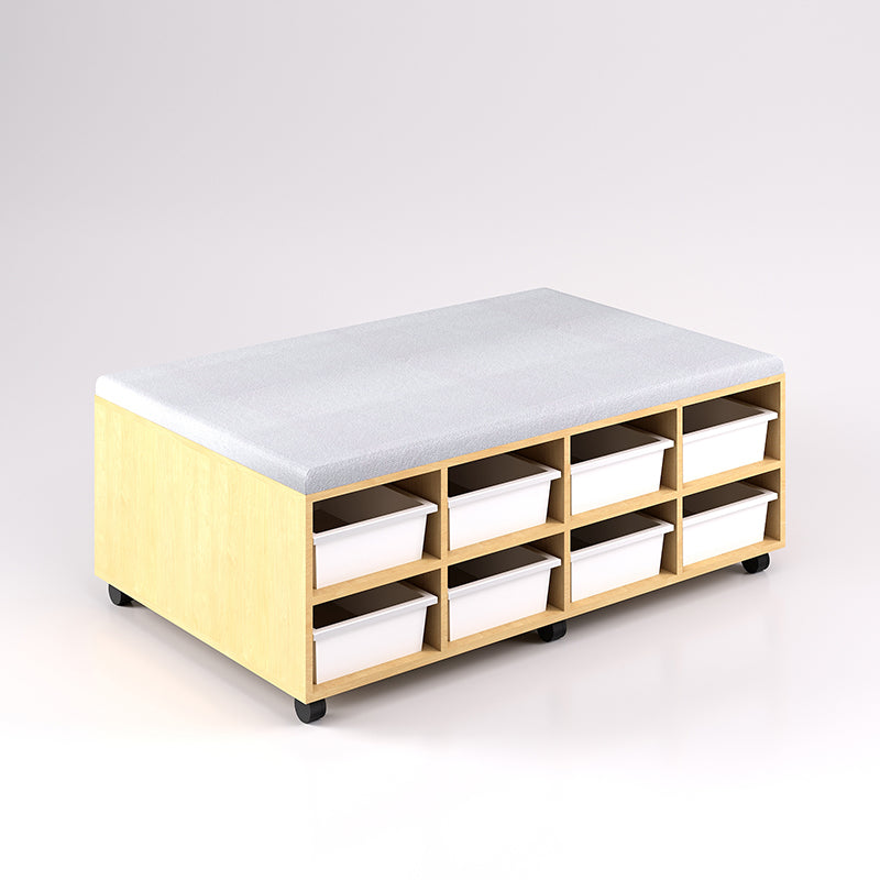 16 Tray Mobile Bench Cupboard (Double Sided)