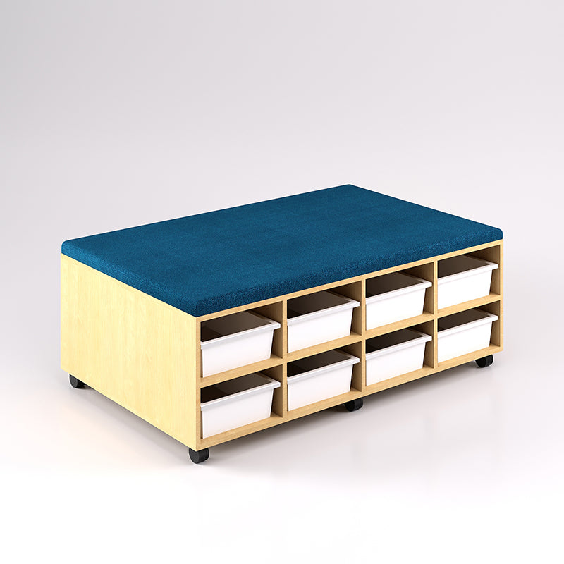 16 Tray Mobile Bench Cupboard (Double Sided)