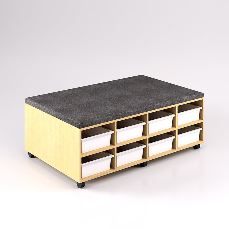 16 Tray Mobile Bench Cupboard (Double Sided)