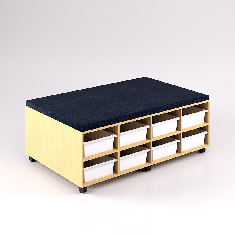 16 Tray Mobile Bench Cupboard (Double Sided)