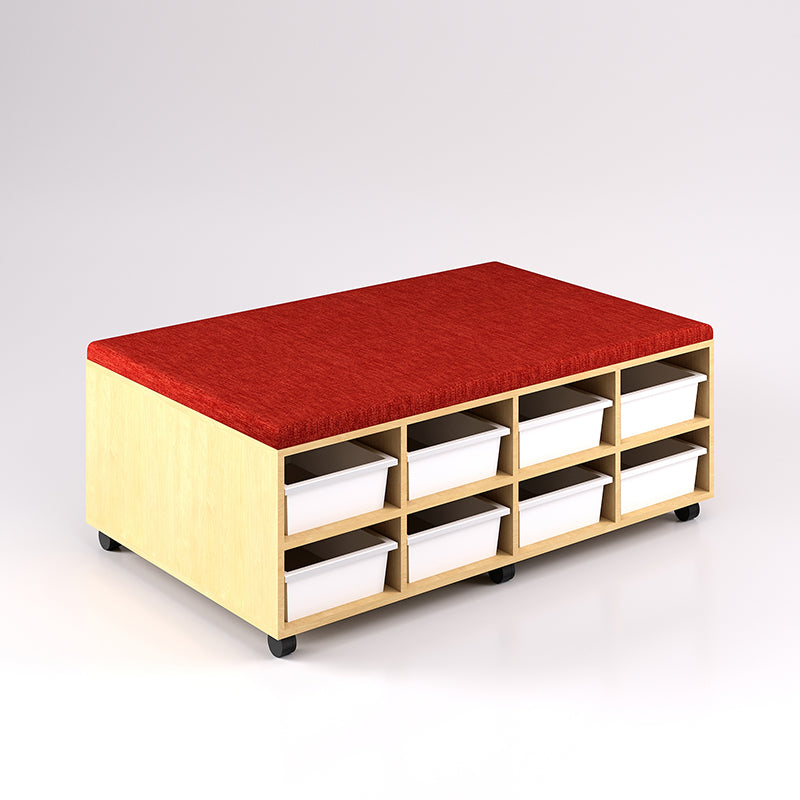 16 Tray Mobile Bench Cupboard (Double Sided)