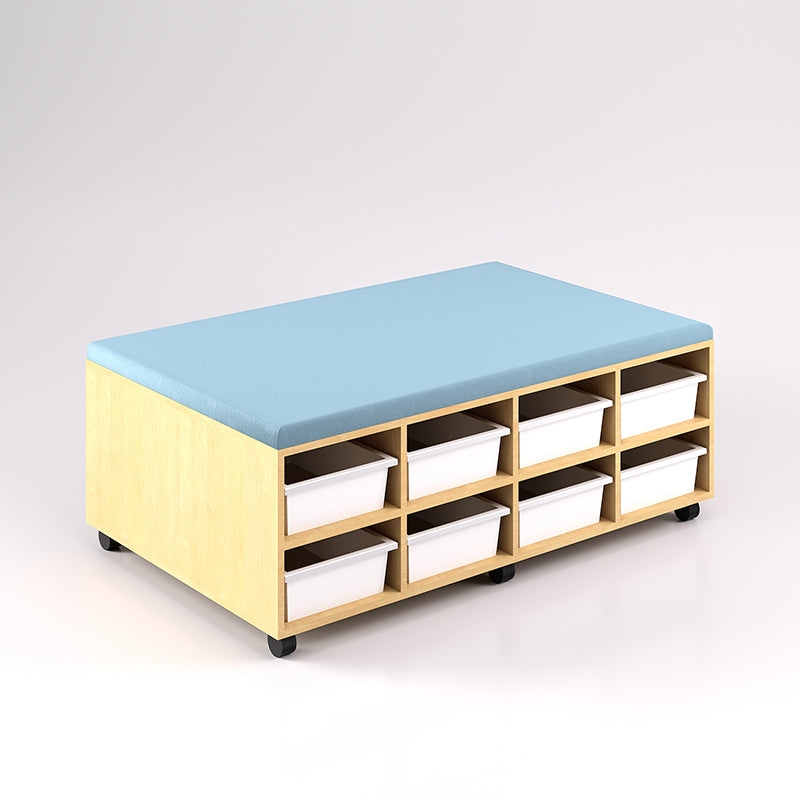 16 Tray Mobile Bench Cupboard (Double Sided)