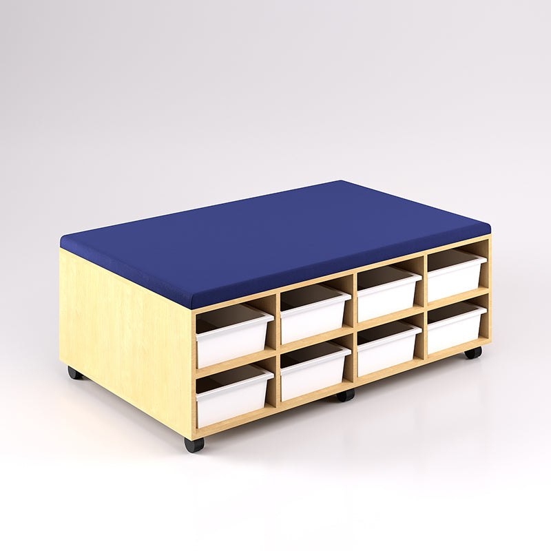 16 Tray Mobile Bench Cupboard (Double Sided)