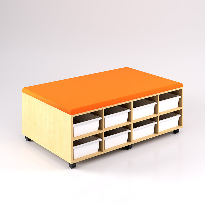 16 Tray Mobile Bench Cupboard (Double Sided)