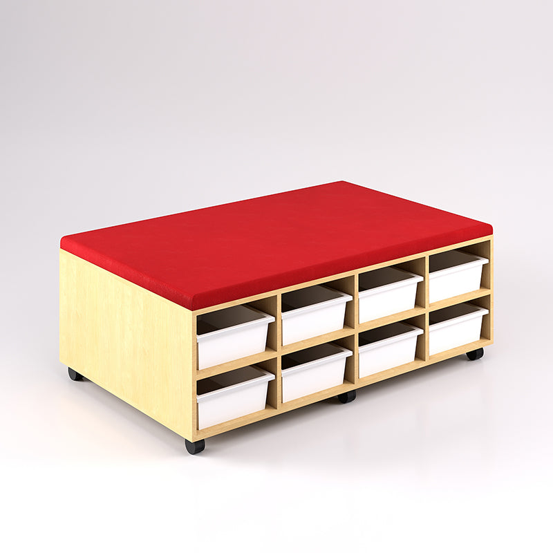 16 Tray Mobile Bench Cupboard (Double Sided)