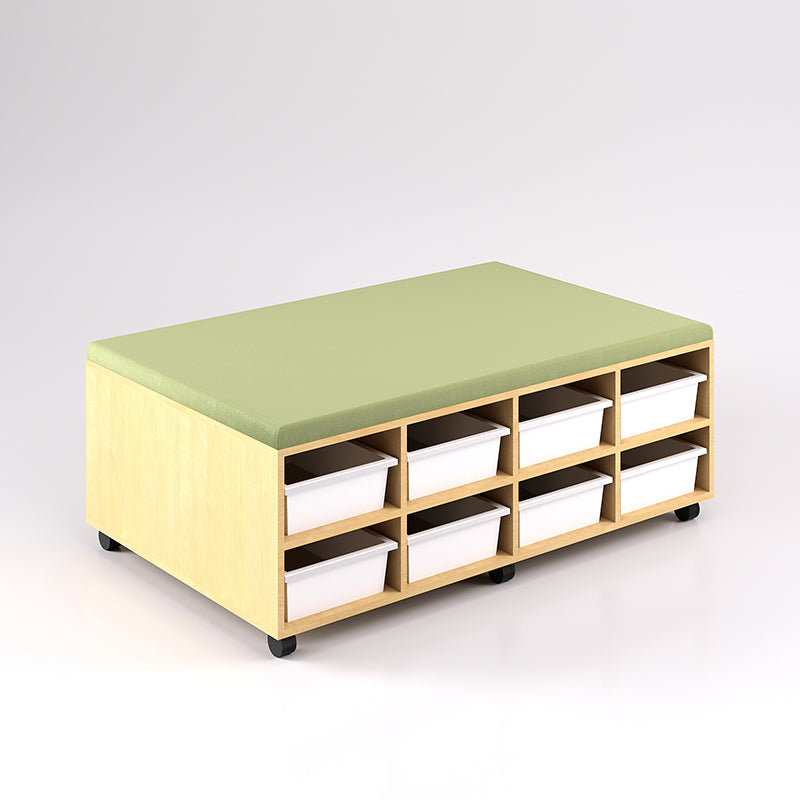 16 Tray Mobile Bench Cupboard (Double Sided)