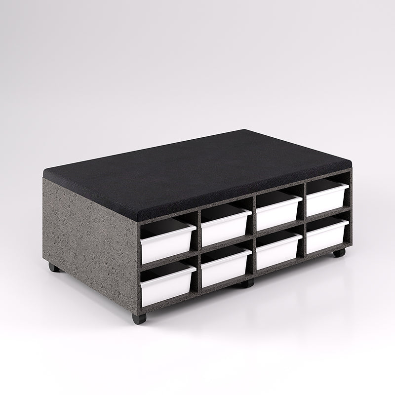 16 Tray Mobile Bench Cupboard (Double Sided)