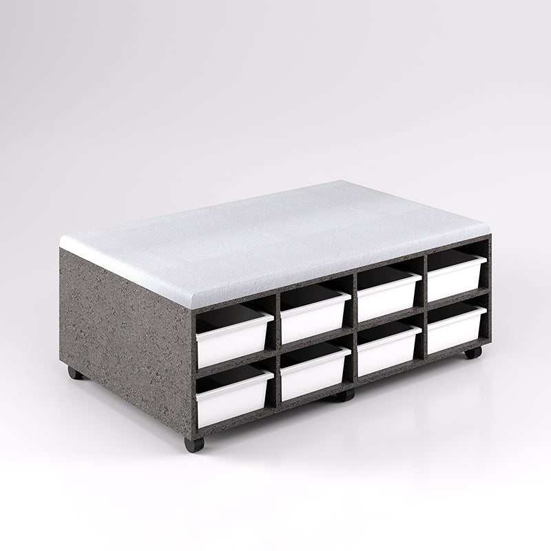 16 Tray Mobile Bench Cupboard (Double Sided)