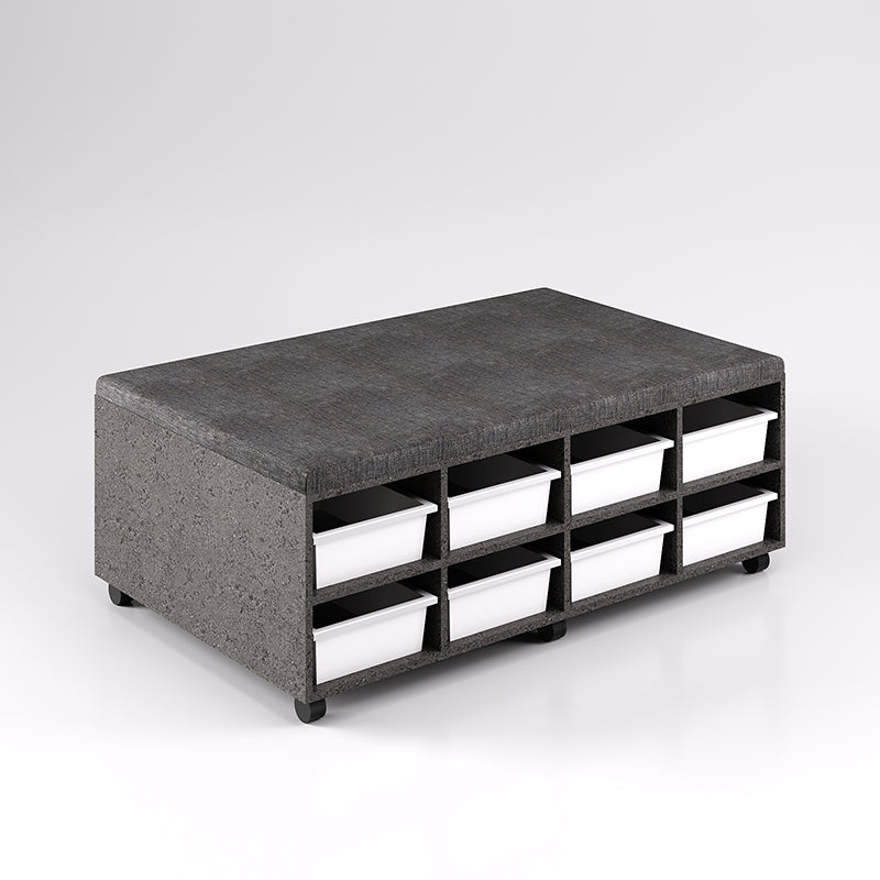 16 Tray Mobile Bench Cupboard (Double Sided)