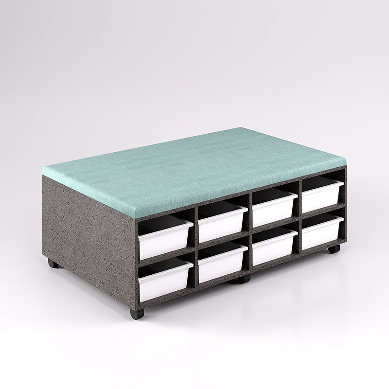 16 Tray Mobile Bench Cupboard (Double Sided)