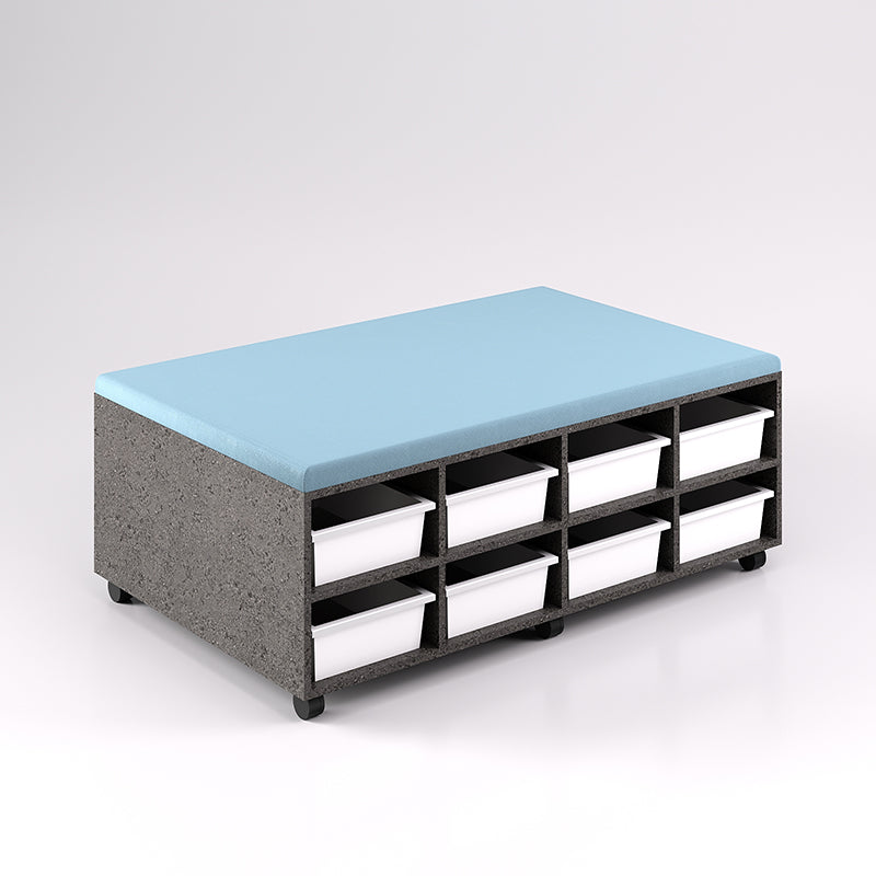 16 Tray Mobile Bench Cupboard (Double Sided)