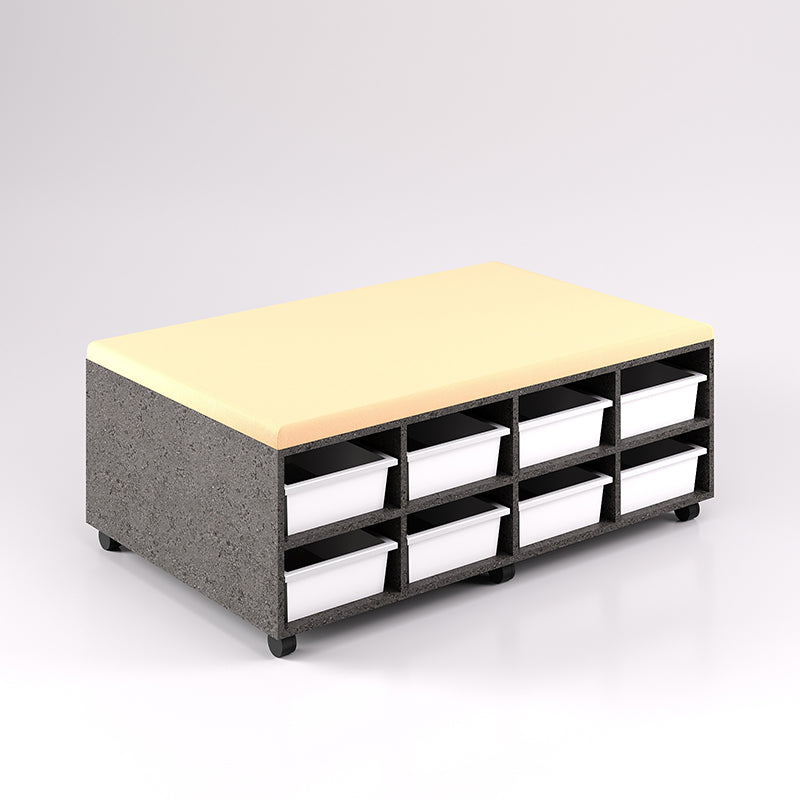 16 Tray Mobile Bench Cupboard (Double Sided)