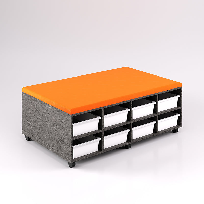 16 Tray Mobile Bench Cupboard (Double Sided)