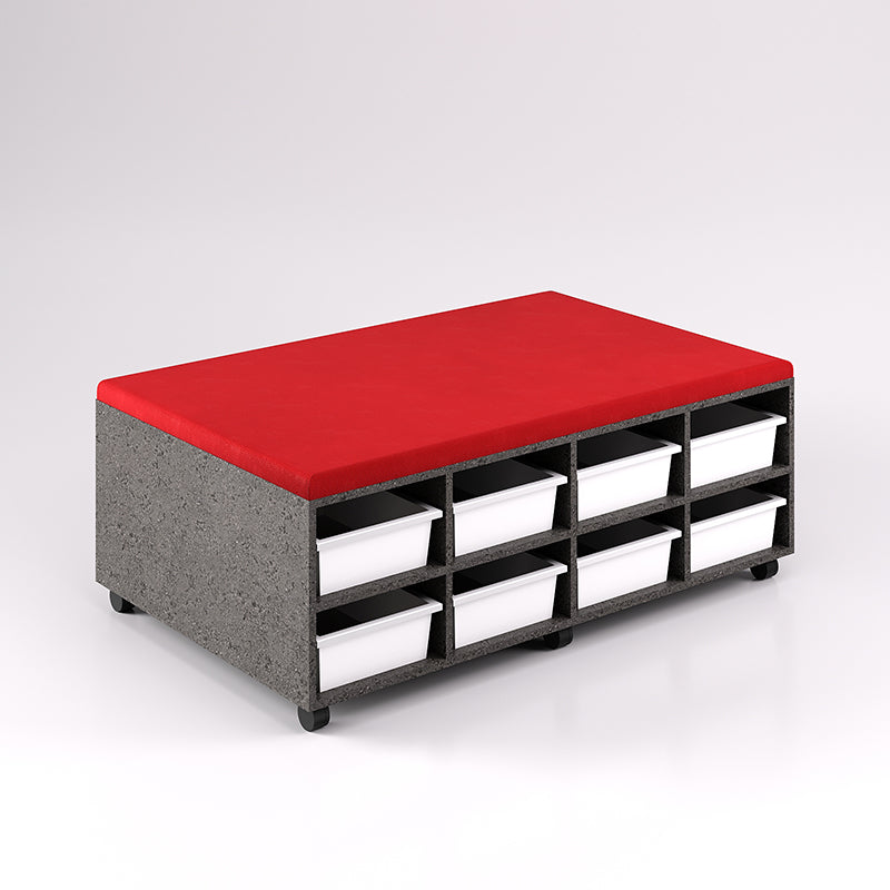 16 Tray Mobile Bench Cupboard (Double Sided)