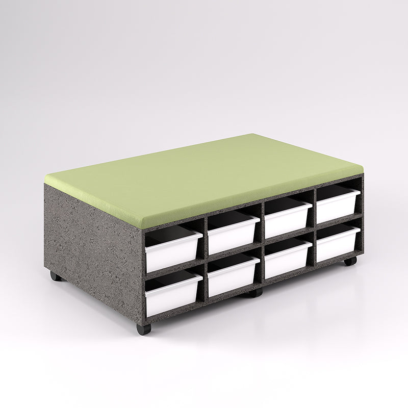 16 Tray Mobile Bench Cupboard (Double Sided)