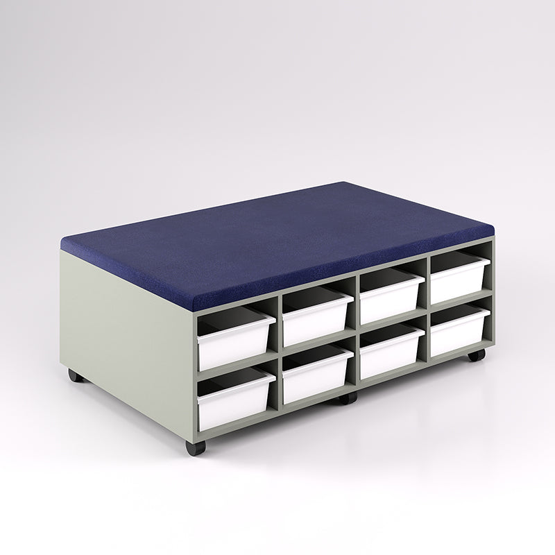 16 Tray Mobile Bench Cupboard (Double Sided)