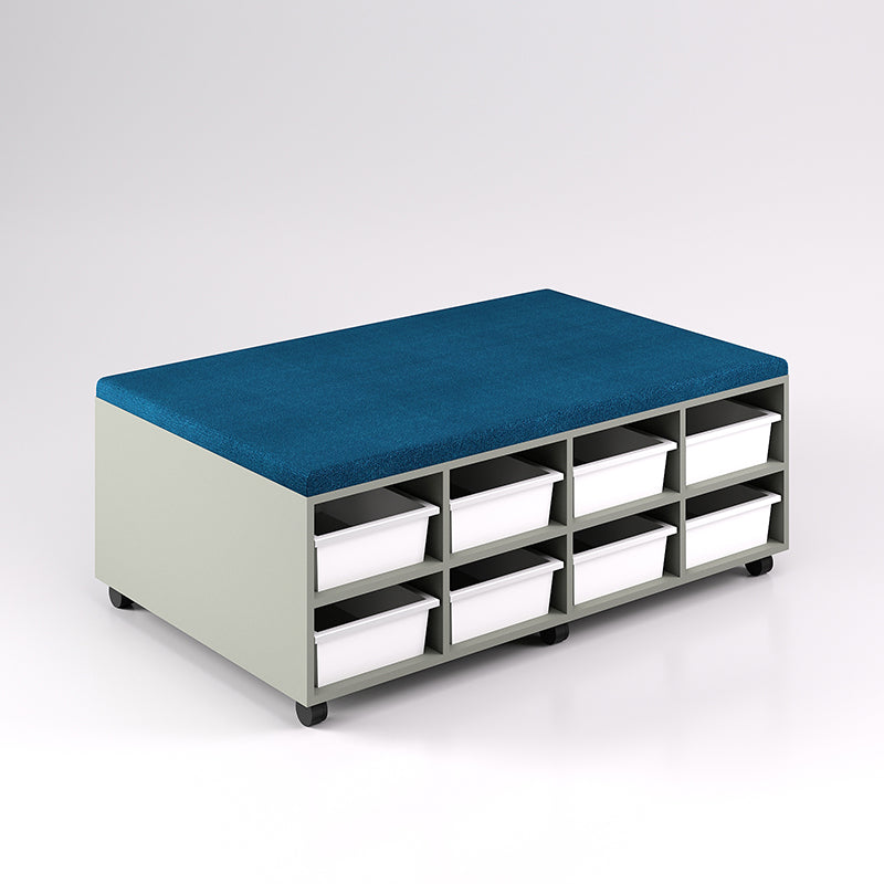 16 Tray Mobile Bench Cupboard (Double Sided)