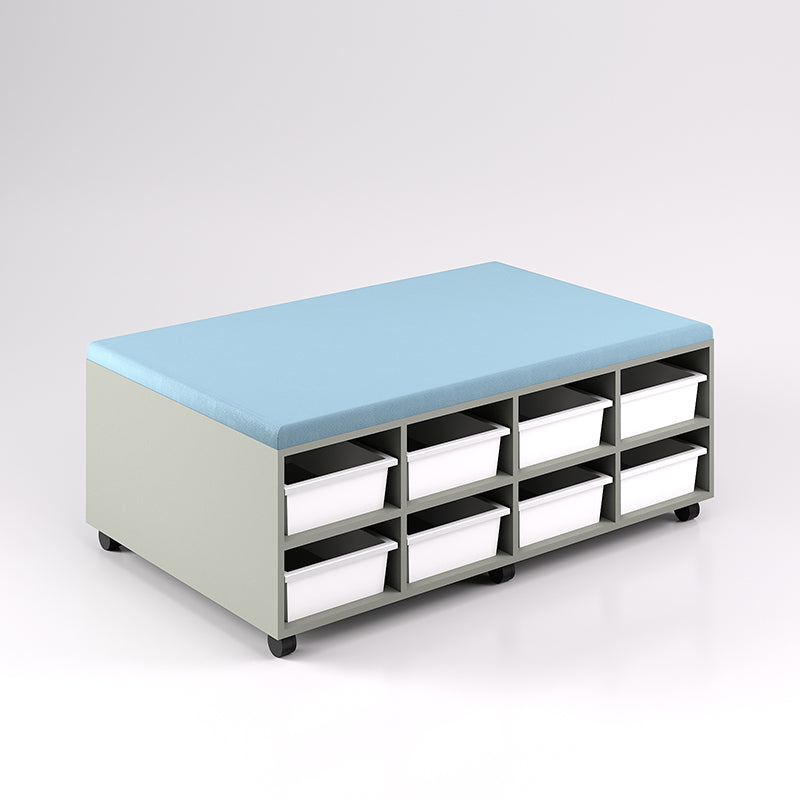 16 Tray Mobile Bench Cupboard (Double Sided)