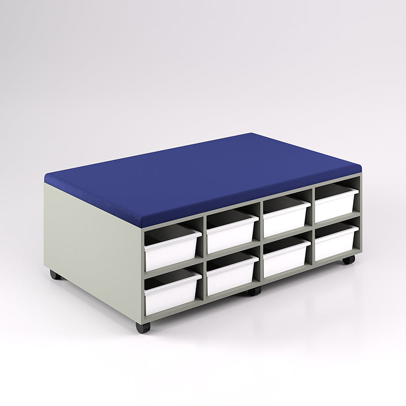 16 Tray Mobile Bench Cupboard (Double Sided)