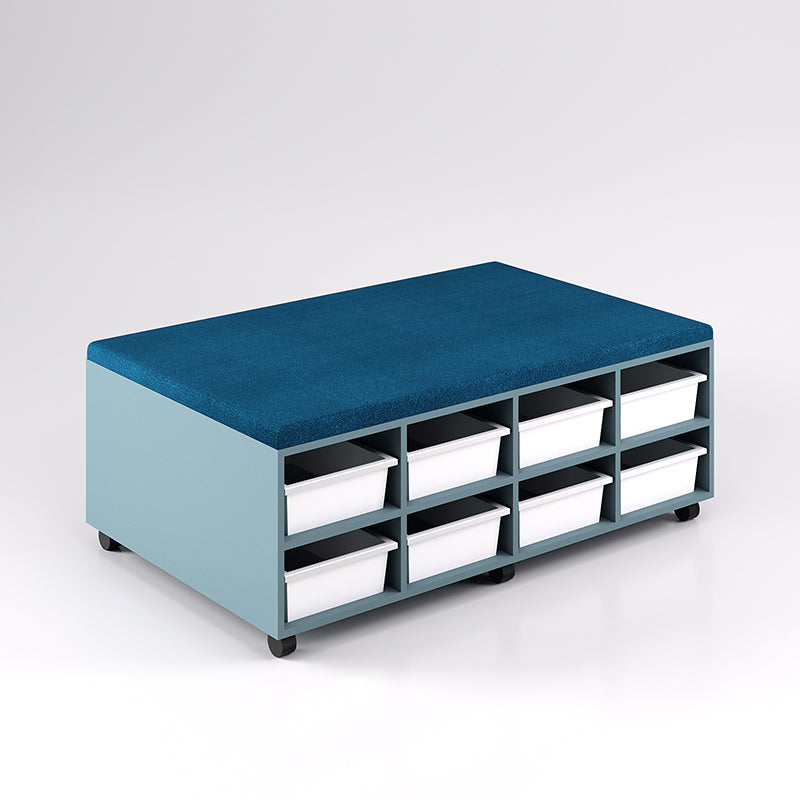 16 Tray Mobile Bench Cupboard (Double Sided)