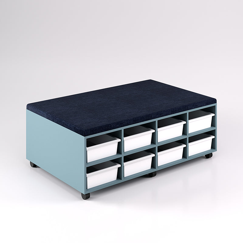 16 Tray Mobile Bench Cupboard (Double Sided)