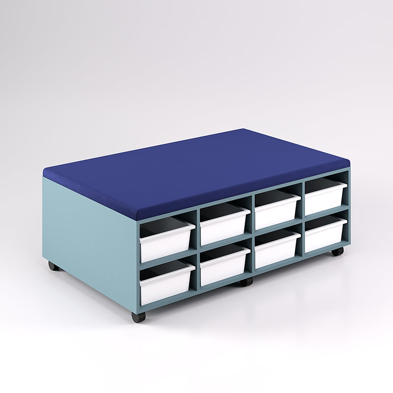 16 Tray Mobile Bench Cupboard (Double Sided)