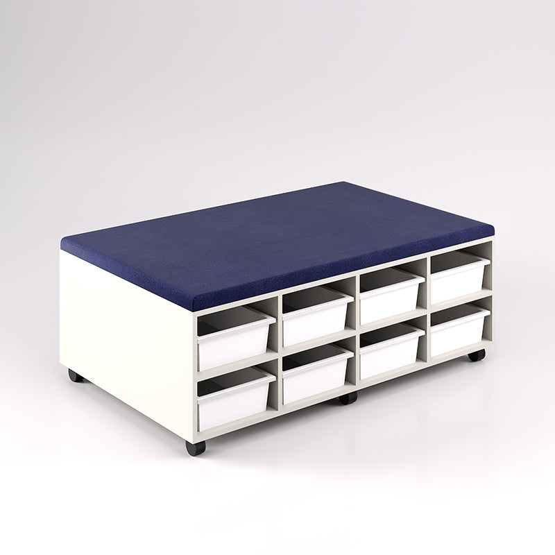 16 Tray Mobile Bench Cupboard (Double Sided)