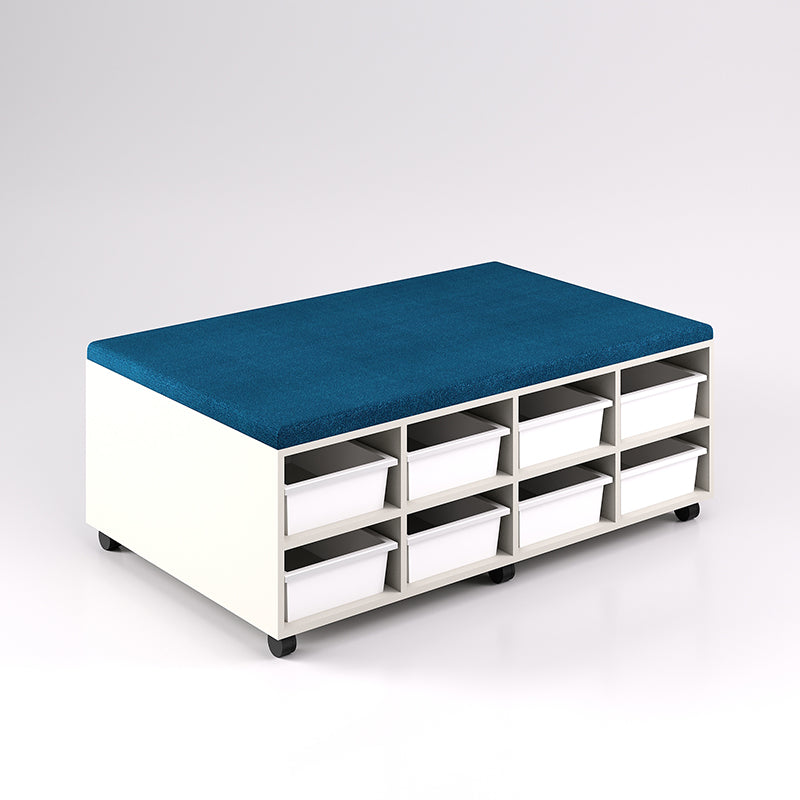 16 Tray Mobile Bench Cupboard (Double Sided)