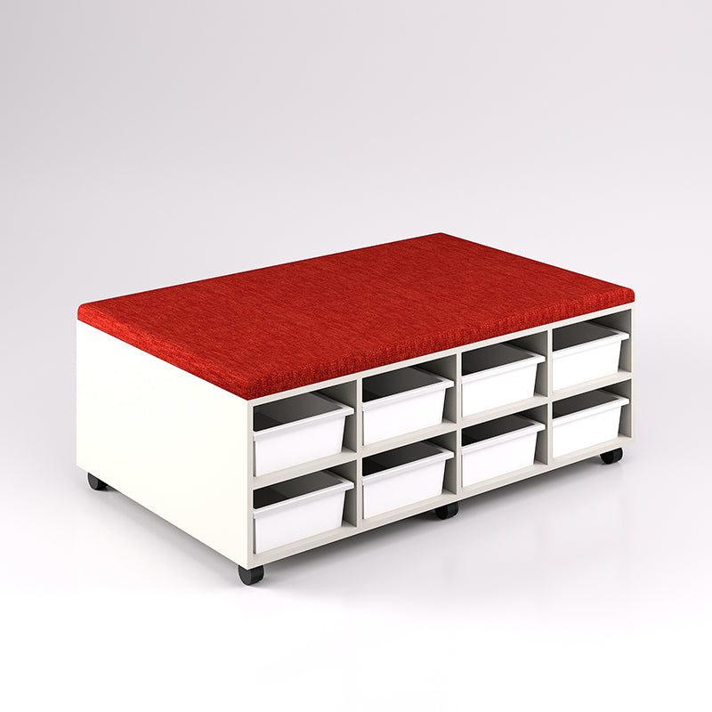 16 Tray Mobile Bench Cupboard (Double Sided)