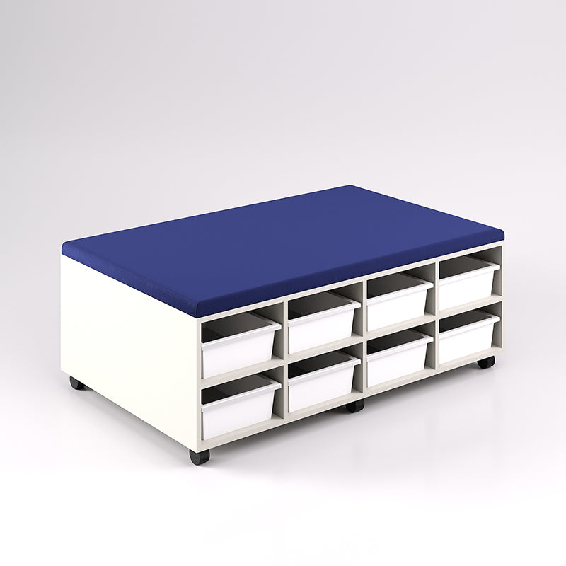 16 Tray Mobile Bench Cupboard (Double Sided)