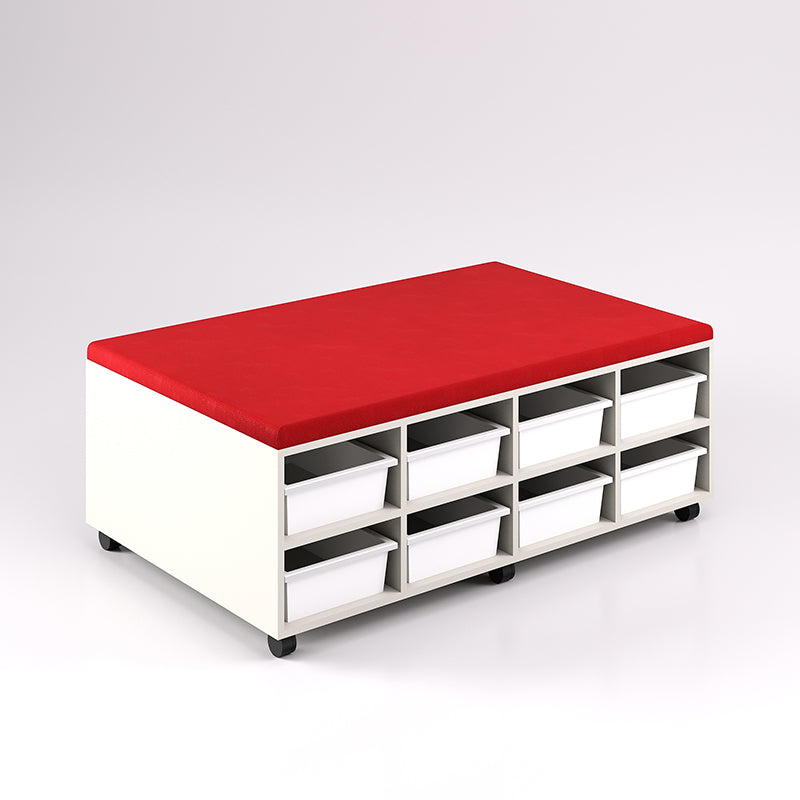 16 Tray Mobile Bench Cupboard (Double Sided)